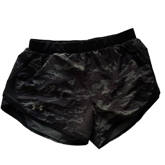 Women’s Under Armour Athletic Shorts Black and Gray Size Small Loose - Picture 1 of 2